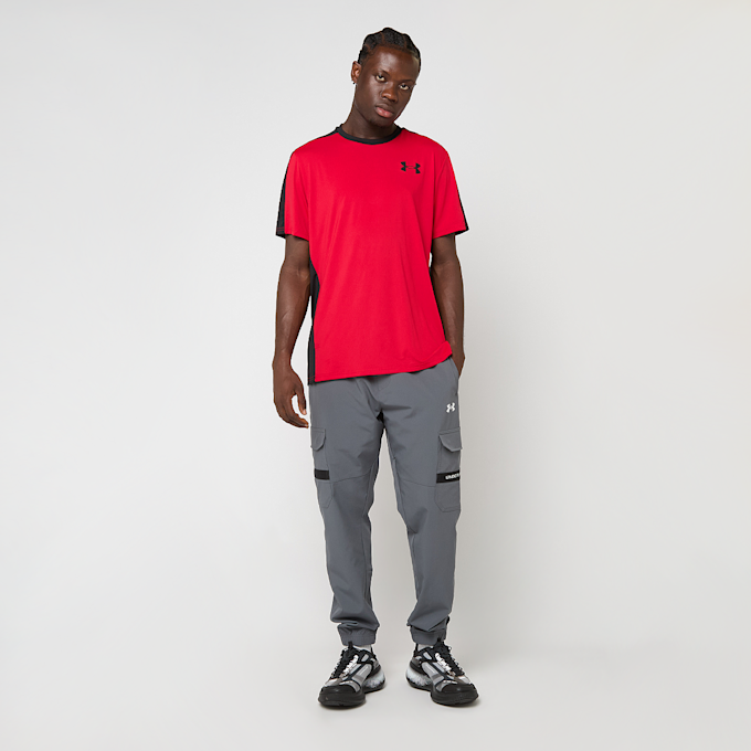 Under Armour Heatgear Wordmark Short Sleeve Tee Red 49179 5