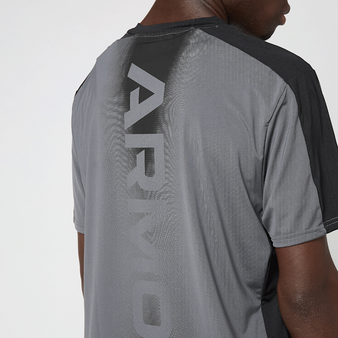 Under Armour HG Wordmark Shortsleeve grigio 49180 3
