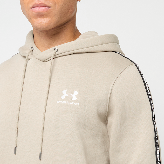 Under Armour Icon Fleece Hoodie Taping beż 49186 3
