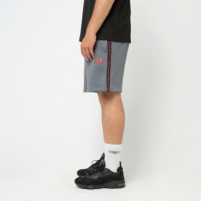 Under Armour Icon Fleece Short Taping cinzento 49185 4