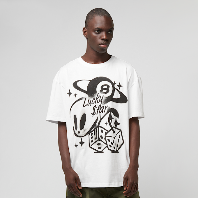 Mister Tee Planet Alien Oversize Tee blanc 49253 1