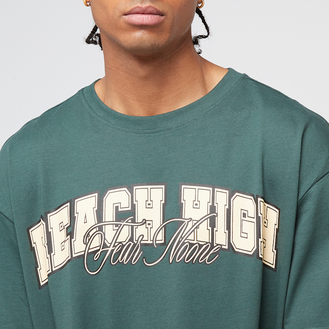 Mister Tee Reach High Fear None Oversize Tee zielony 49256 3