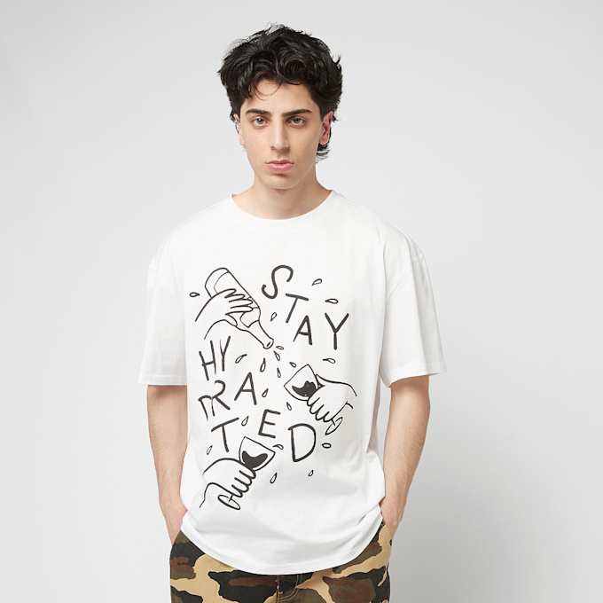 Mister Tee Stay Hydrated Oversize Tee branco 49259 1