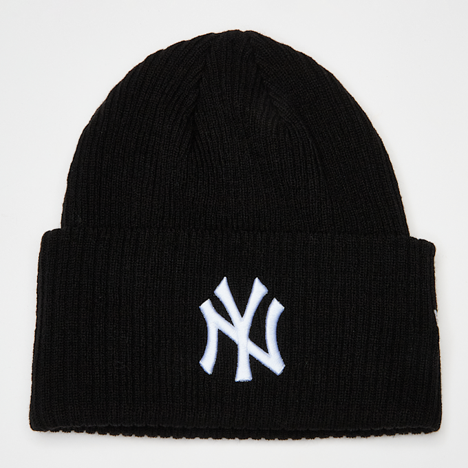 New Era Wide Cuff Beanie New York Yankees Schwarz 49390 1