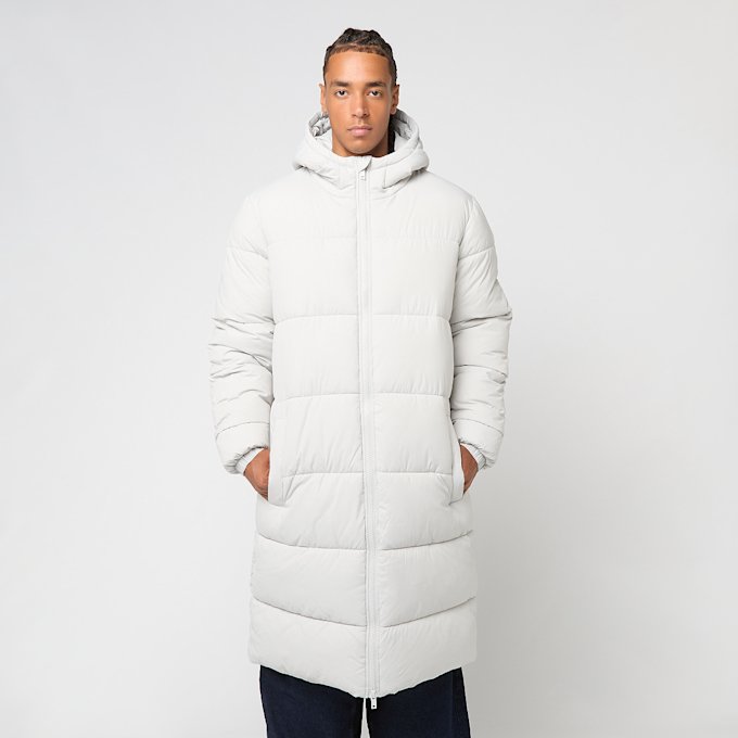 Urban Classics Mens Long Puffer Coat black cinzento 49398 1
