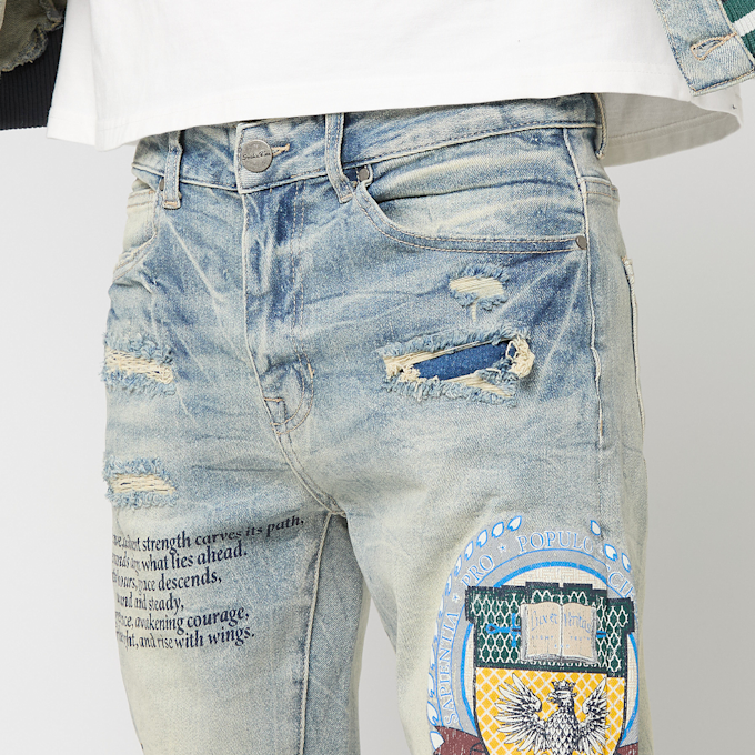 Smoke Rise Magnificence Jeans blau 49782 3