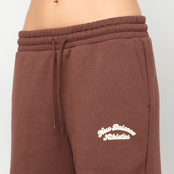 New Balance Linear Heritage Fleece Wide Leg Pant marrone 49855 3
