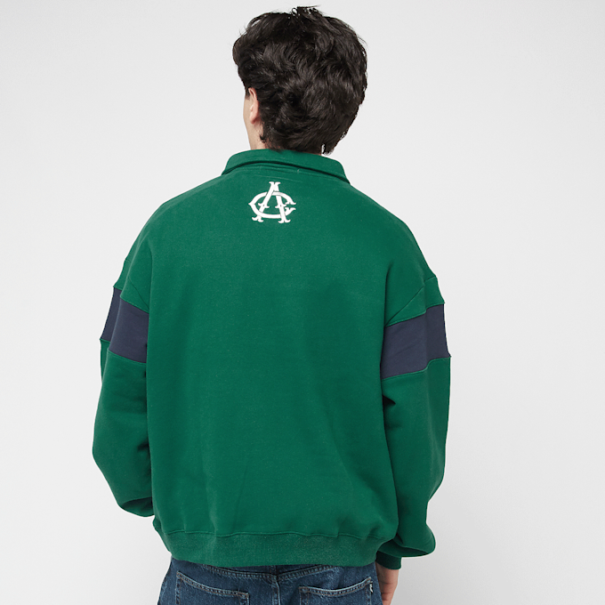 Another Cotton Lab Another Half Zip Sweater grün 49863 2