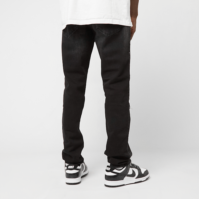 2Y STUDIOS Victor Ripped Slim Fit Jeans czarny 61380 2