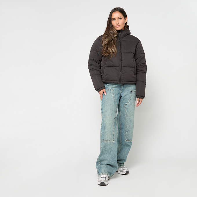 Urban Classics Ladies Peached Puffer Jacket With Hood negro 61394 4