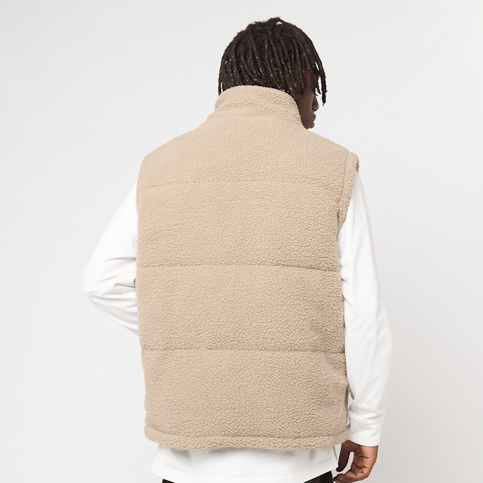 Urban Classics Basic Teddy Puffer Vest beige 61358 2