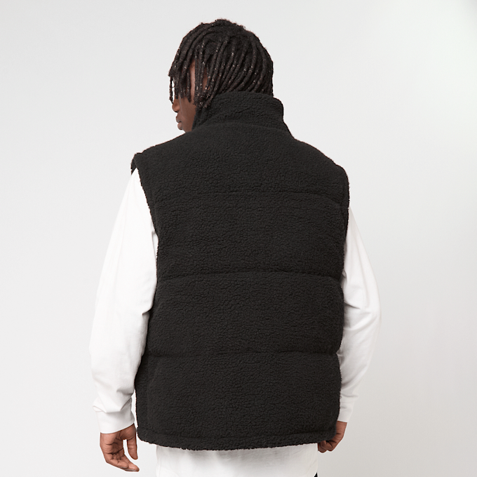 Urban Classics Basic Teddy Puffer Vest schwarz 61362 2