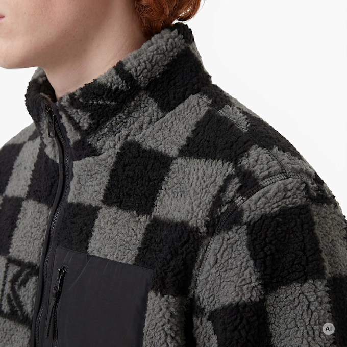 Karl Kani Og Teddy Zip Jacket Junior schwarz 61420 3