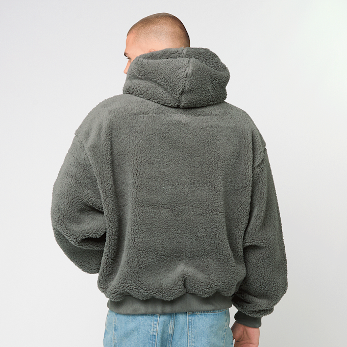 Karl Kani Signature Teddy Hoodie cinzento 61439 2
