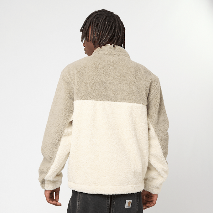 Karl Kani Signature Rubber Patch Teddy Zip Jacket beige 61447 2