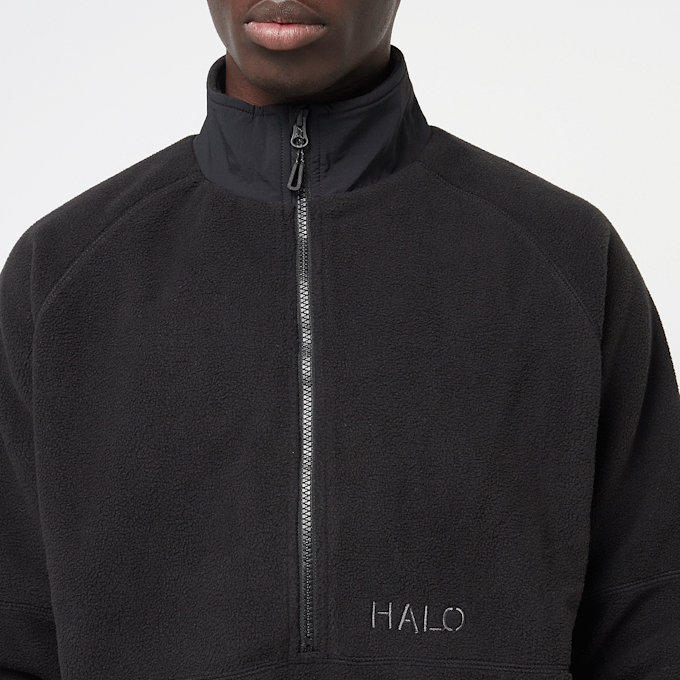HALO Windproof Teddyfleece Pullover zwart 84425 3