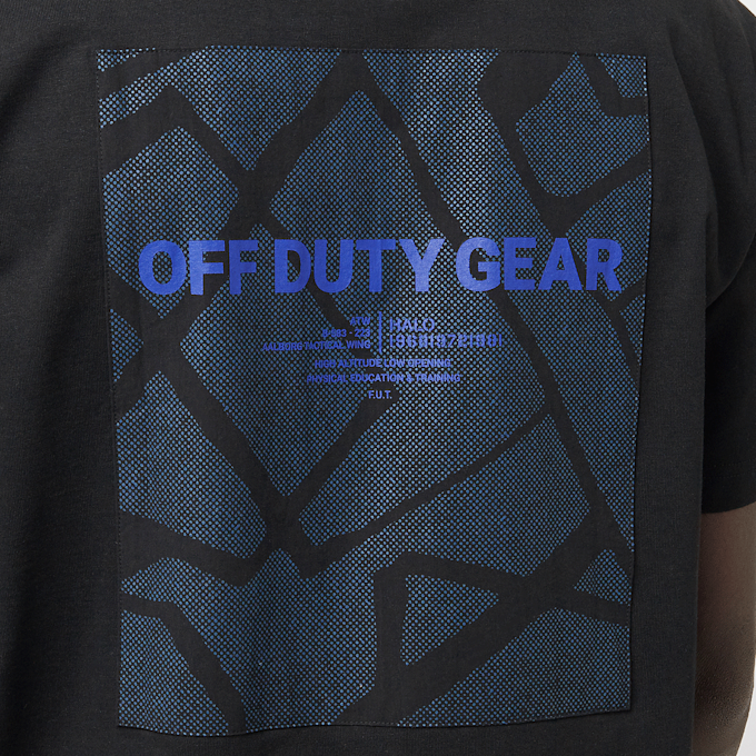 HALO Patch Graphic T-Shirt czarny 84426 4