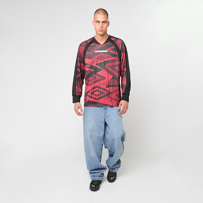 Umbro Printed Long Sleeve Jersey rojo 84486 4