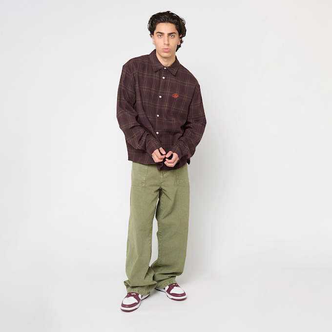 Prohibited Timber Flannel Shirt castanho 84592 4