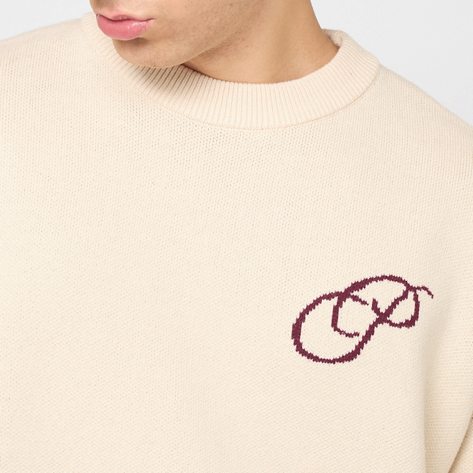 Prohibited Initial Knit Sweater beż 84605 3