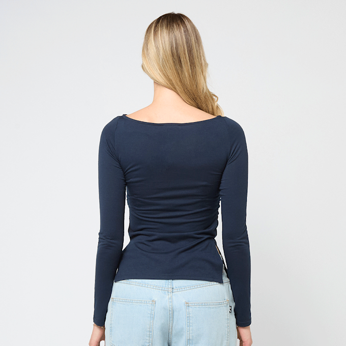 Decibel Gathered Longsleeve blauw 84607 2