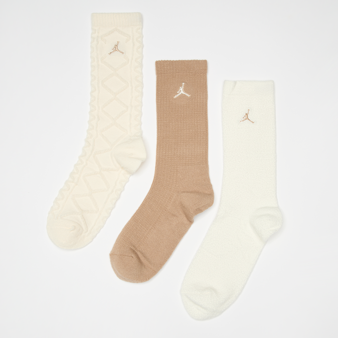 Jordan 3 PACK - JORDAN H25 GIFTING  CREW pale ivory multicolor 91176 1