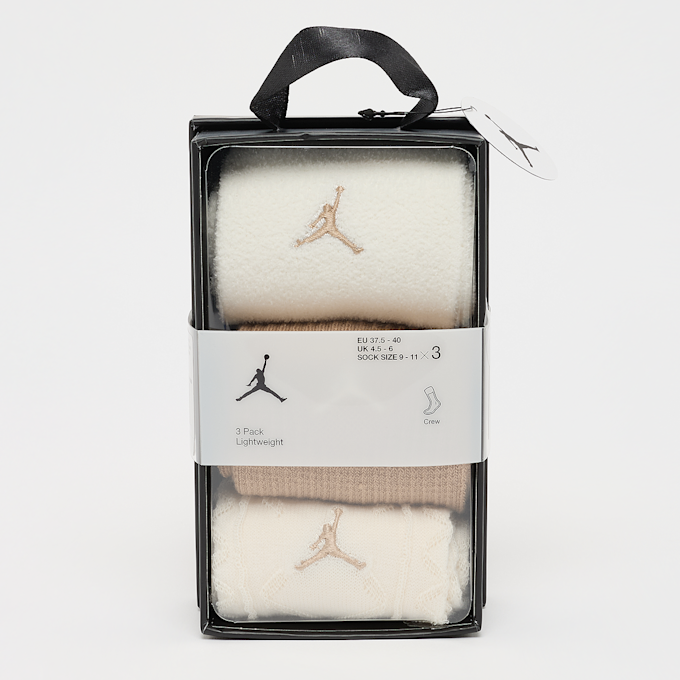 Jordan 3 PACK - JORDAN H25 GIFTING  CREW pale ivory multicolor 91176 3
