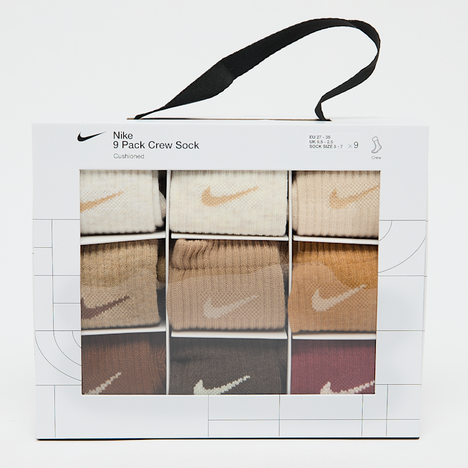 Nike   9 PACK - NHN HOLIDAY  CREW BOX SET white,black višebojno 91150 2