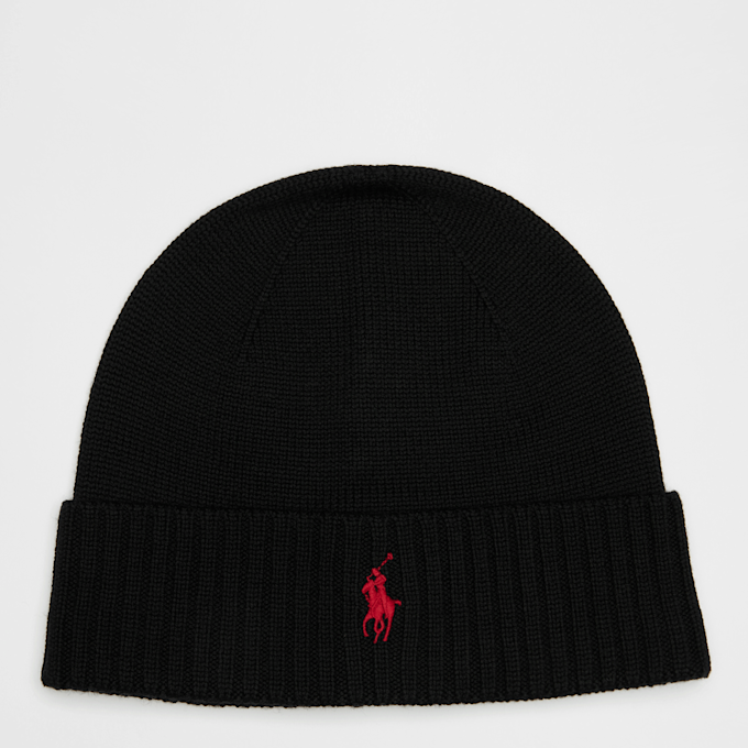 Polo Ralph Lauren Fold-Over Cold Weather Hat Nero 91552 1