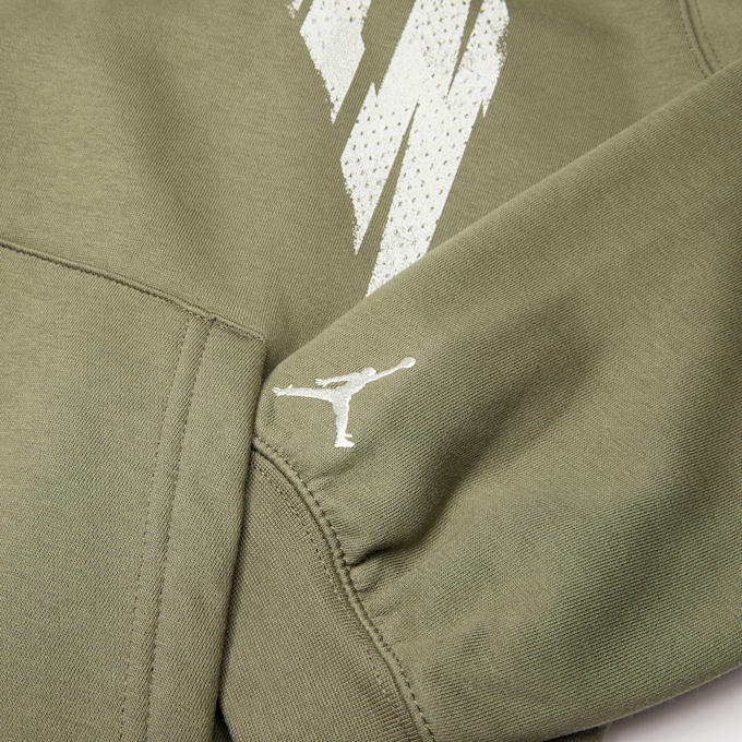 Jordan JDB MJ MVP Fleece Hoodie verde 91577 4