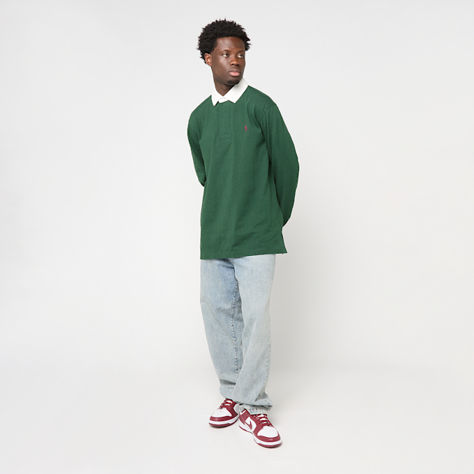 Polo Ralph Lauren Long Sleeve Knit Rugby verde 91658 4