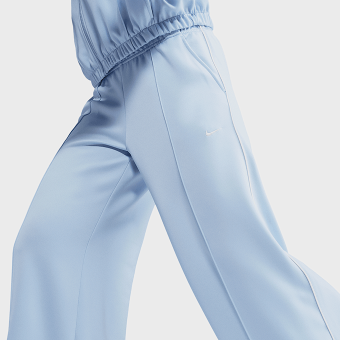 Nike   Sportswear Mid-Rise Wide-Leg Track Pants bleu 91689 3