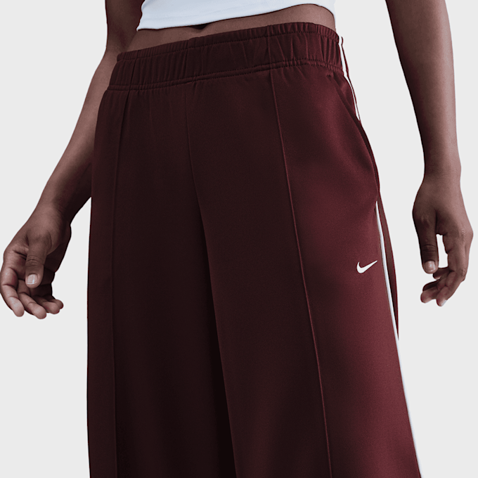 Nike   Sportswear Mid-Rise Wide-Leg Track Pants rouge 91690 3