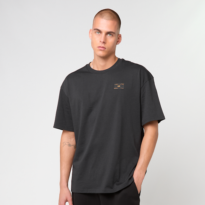 Under Armour Woven Label Heavyweight Short Sleeve czarny 91696 1