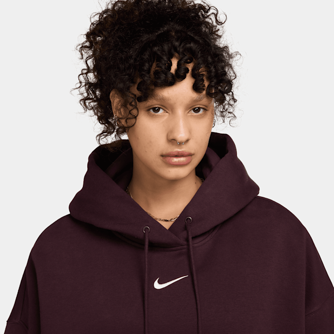 Nike   Sportswear Phoenix Fleece Over-Oversized Hoodie vermelho 91781 3