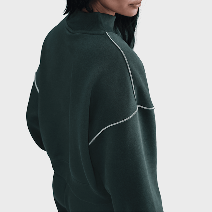 Nike   Sportswear Phoenix Fleece Mock-Neck Sweatshirt vert 91787 4