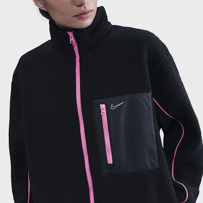 Nike   Sportswear Full-Zip High-Pile Fleece Jacket czarny 91793 3