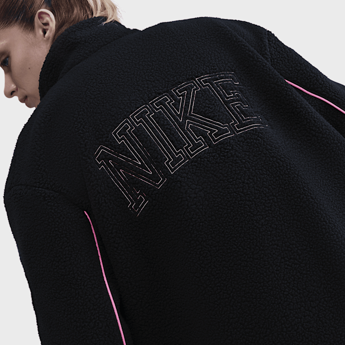 Nike   Sportswear Full-Zip High-Pile Fleece Jacket noir 91793 4