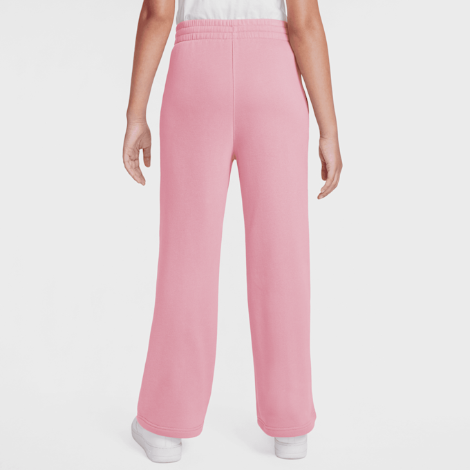 Nike   Sportswear Club Fleece Wide-Leg Pants różowy 91811 2