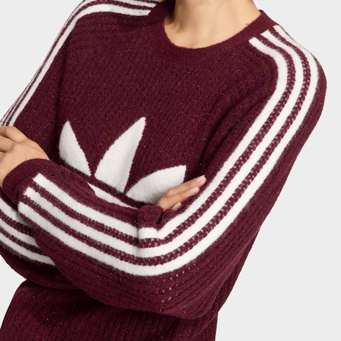 adidas Originals Lurex Knit Crew rood 91780 4