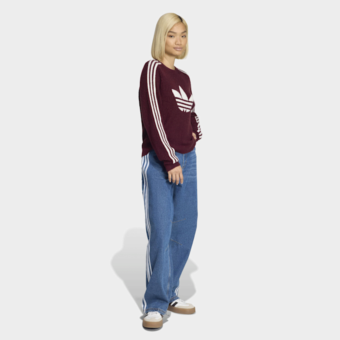 adidas Originals Lurex Knit Crew rood 91780 5