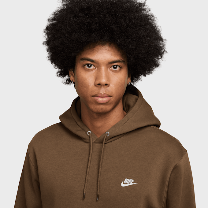 Nike   Club Fleece Hoodie bruin 91845 3