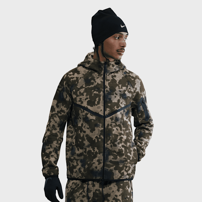 Nike   Tech Full-Zip Fleece Camo Windrunner Jacket camuflado 92152 1