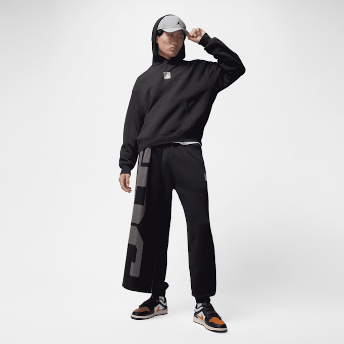 Jordan Brooklyn Fleece Graphic Hoodie zwart 92245 6