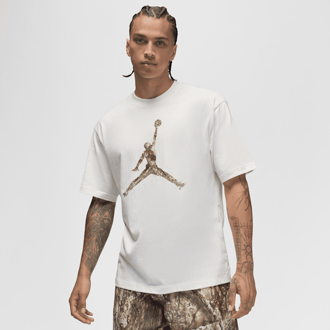 Jordan Brooklyn Realtree Jumpman T-Shirt bianco 92252 1