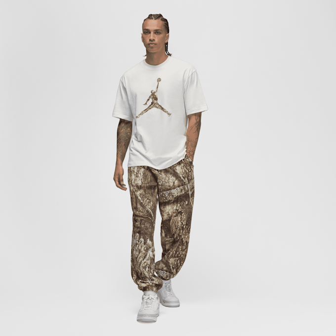 Jordan Brooklyn Realtree Jumpman T-Shirt bianco 92252 4