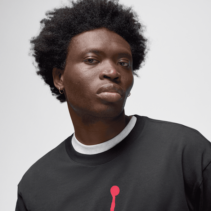 Jordan Jumpman Long Sleeve High-Brand-Read Tee schwarz 92257 3