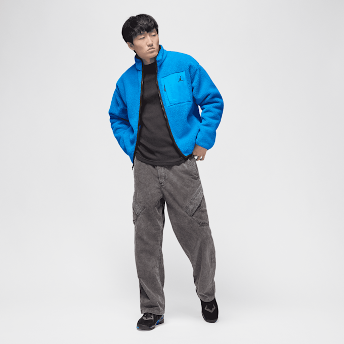 Jordan Flight Mountainside Sherpa Jacket blu 92237 6