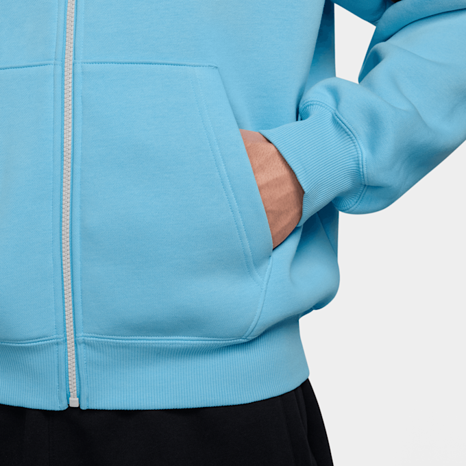 Jordan Brooklyn Fleece Oversized Full-Zip Hoodie azul 92239 3