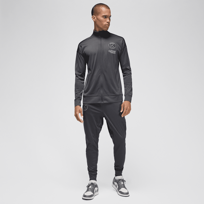 Jordan PSG Strike Fourth Jordan Dri-FIT Soccer Tracksuit szary 92315 1